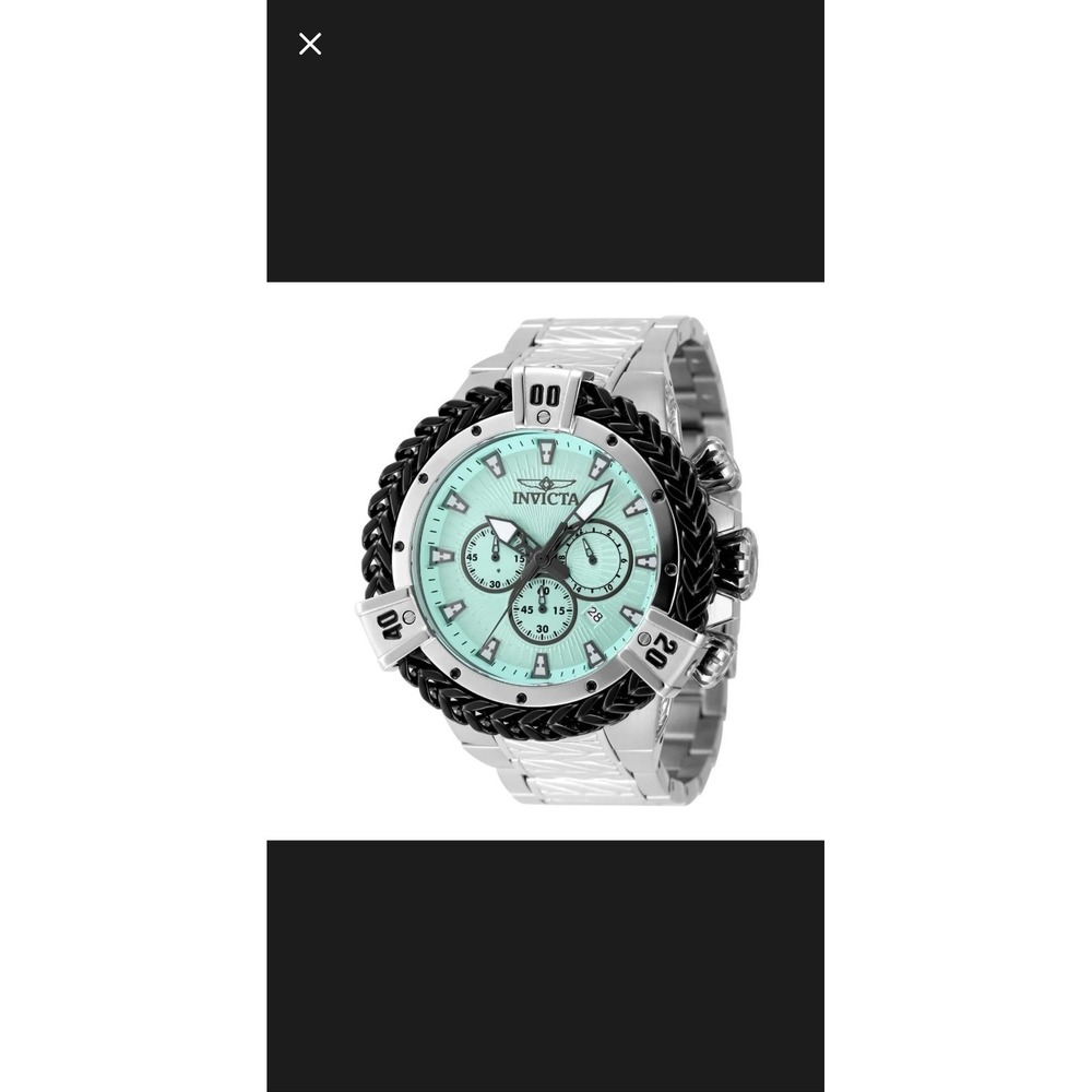 NEW 🔥🔥🔥Invicta Bolt Herc Men's Watch 54mm, Steel Turquoise Dial (48159) #0411